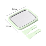 Maxbell Maxbell Mini Ice Cream Plate Maker Frozen Yoghurt Plate for Buffet Families Holidays green