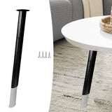 Maxbell Maxbell Furniture Leg Stable Adjustable Table Leg for Dining Table Computer Table 600mm to 725mm Black