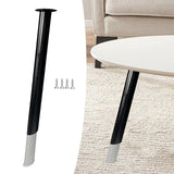 Maxbell Maxbell Furniture Leg Stable Adjustable Table Leg for Dining Table Computer Table 600mm to 725mm Black