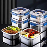 Food Storage Container Sealing Food Lunch Container for Kitchen Work Camping 1800ML