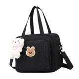 Maxbell Diaper Bag Handbag Reusable Large Capacity Spacious Mummy Makeup Bag Handbag Black