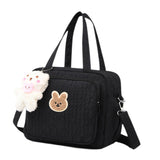 Maxbell Diaper Bag Handbag Reusable Large Capacity Spacious Mummy Makeup Bag Handbag Black