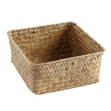 Maxbell Maxbell Rattan Storage Basket Handmade Jewelry Container for Cupboard Desktop Picnic Large