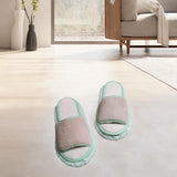 Maxbell Maxbell Cleaning Mop Slippers Mute Cleaner for Dusting Home Floor Dust Dirt Cleaning Khaki Green 24.5cm