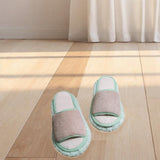 Maxbell Maxbell Cleaning Mop Slippers Mute Cleaner for Dusting Home Floor Dust Dirt Cleaning Khaki Green 24.5cm