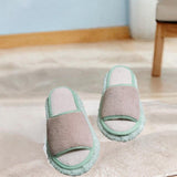 Maxbell Maxbell Cleaning Mop Slippers Mute Cleaner for Dusting Home Floor Dust Dirt Cleaning Khaki Green 24.5cm