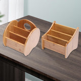 Maxbell Maxbell Grid Storage Bin Container Makeup Holder for Living Room Decoration Tabletop Style A