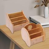 Maxbell Maxbell Grid Storage Bin Container Makeup Holder for Living Room Decoration Tabletop Style A