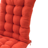 Maxbell Maxbell Dining Chair Cushion Polyester Rocking Chair Cushion for Office Chair Indoor Orange