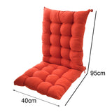 Maxbell Maxbell Dining Chair Cushion Polyester Rocking Chair Cushion for Office Chair Indoor Orange