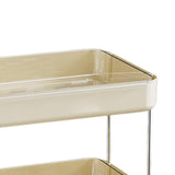 Maxbell Maxbell Cup Organizer Rack Vanity Tray Home Decor Birthday Parties Mugs Tea Cup Rack White 2 Tier