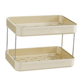 Maxbell Maxbell Cup Organizer Rack Vanity Tray Home Decor Birthday Parties Mugs Tea Cup Rack White 2 Tier