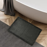 Maxbell Maxbell Bathroom Carpet Home Decor Shower Bath Mat for Front Door Living Room Indoor Deep Grey