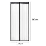 Maxbell Maxbell Magnetic Mesh Door Easy Install Door Curtain for Kitchen Bedroom Apartment 120x210cm