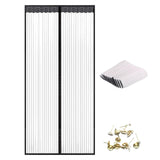 Maxbell Maxbell Magnetic Mesh Door Easy Install Door Curtain for Kitchen Bedroom Apartment 120x210cm