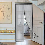 Maxbell Maxbell Magnetic Mesh Door Easy Install Door Curtain for Kitchen Bedroom Apartment 120x210cm