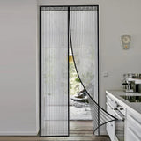 Maxbell Maxbell Magnetic Mesh Door Easy Install Door Curtain for Kitchen Bedroom Apartment 120x210cm