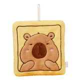 Maxbell Maxbell Hanging Hand Towel Handkerchief Wiping Towel for Cleaning Capybara Washcloth Yellow
