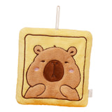 Maxbell Maxbell Hanging Hand Towel Handkerchief Wiping Towel for Cleaning Capybara Washcloth Yellow