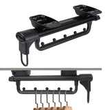 Maxbell Maxbell Telescopic Clothes Hanger in Cabinet Closet Rod Bar Storage Rod for Wardrobe 5 Beads