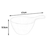 Maxbell Maxbell Water Ladle with Measuring Line Clear for Kitchen Gadget Backyard Restaurant Gray