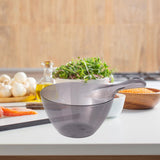 Maxbell Maxbell Water Ladle with Measuring Line Clear for Kitchen Gadget Backyard Restaurant Gray