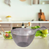 Maxbell Maxbell Water Ladle with Measuring Line Clear for Kitchen Gadget Backyard Restaurant Gray