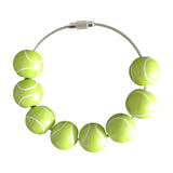 Maxbell Maxbell Sports Balls Handbag Pendant Adults Keychain Pendant for Purse Backpack Bags light green tennis