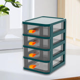 Maxbell Maxbell Tabletop Storage Box Organization Desk Organizer for Bathroom Makeups Office 4 layer green