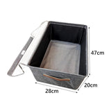 Maxbell Maxbell Foldable Clothes Storage Box Clothes Storage Bins for Underwear Jeans Shirts L with cover