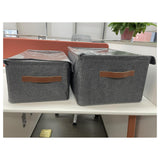 Maxbell Maxbell Foldable Clothes Storage Box Clothes Storage Bins for Underwear Jeans Shirts L with cover