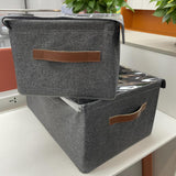 Maxbell Maxbell Foldable Clothes Storage Box Clothes Storage Bins for Underwear Jeans Shirts L with cover