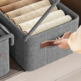 Maxbell Maxbell Foldable Clothes Storage Box Clothes Storage Bins for Underwear Jeans Shirts L with cover