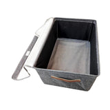 Maxbell Maxbell Foldable Clothes Storage Box Clothes Storage Bins for Underwear Jeans Shirts L with cover