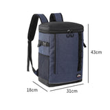 Maxbell Maxbell Cooler Backpack Rucksack 20L Portable Lunch Backpack for BBQ Camping Outdoor Blue