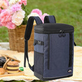 Maxbell Maxbell Cooler Backpack Rucksack 20L Portable Lunch Backpack for BBQ Camping Outdoor Blue