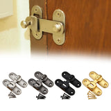 Maxbell Maxbell Barn Door Lock Latch Room Door Latch with Screws for Bedroom Bathroom Garden Silver