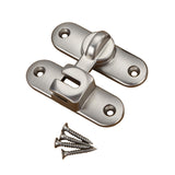 Maxbell Maxbell Barn Door Lock Latch Room Door Latch with Screws for Bedroom Bathroom Garden Silver