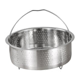 Maxbell Steamer Basket Multipurpose Round Stainless Steel Steamer Insert Kitchenware 22cm