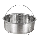 Maxbell Steamer Basket Multipurpose Round Stainless Steel Steamer Insert Kitchenware 22cm