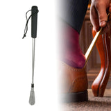 Maxbell Long Handled Shoe Horn Lightweight Adjustable Length Sturdy for Elderly Kids