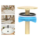 Maxbell Kitchen Sink Hole Covers Stopper Faucet Hole Cover for Hotel Kitchen Bathtub gold