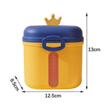 Maxbell Baby Formula Dispenser Infant Milk Powder Dispenser for Park Camping Outdoor Yellow 12.5x8.5x13cm