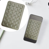 Phone Suction Holder Silicone Phone Case Shower Mount for Selfies and Videos Light Grey