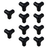 Maxbell 10 Pieces Corner Protectors Corner Cushions Edge Guards for Office Desk Home Black