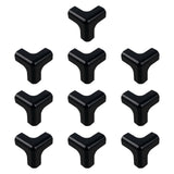 Maxbell 10 Pieces Corner Protectors Corner Cushions Edge Guards for Office Desk Home Black