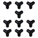 Maxbell 10 Pieces Corner Protectors Corner Cushions Edge Guards for Office Desk Home Black