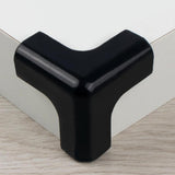 Maxbell 10 Pieces Corner Protectors Corner Cushions Edge Guards for Office Desk Home Black