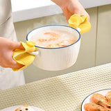 Oven Glove Heat Resistant Kitchen Mitten for Baking Oven Hot Plates and Pans Yellow