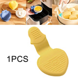 Oven Glove Heat Resistant Kitchen Mitten for Baking Oven Hot Plates and Pans Yellow